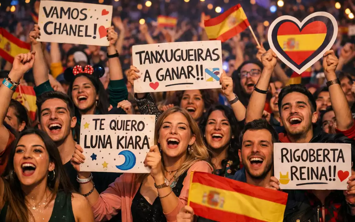 Público entusiasmado durante la final del Benidorm Fest