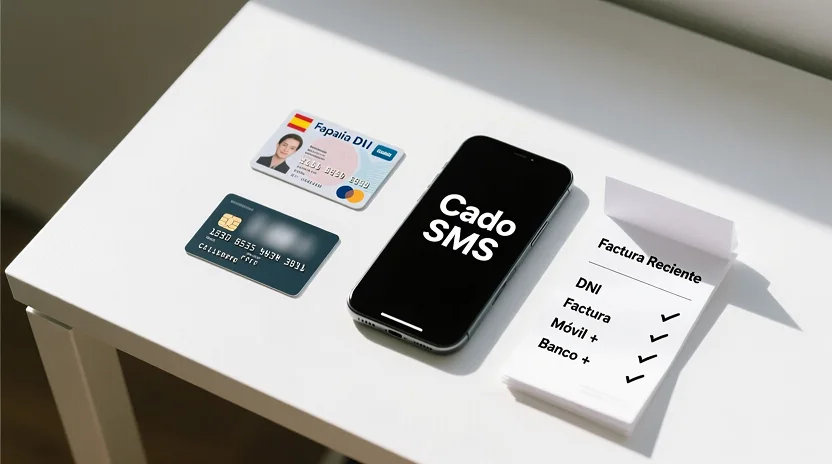 Documentos necesarios para registrarse en casa de apuestas: DNI, factura reciente, móvil y tarjeta bancaria