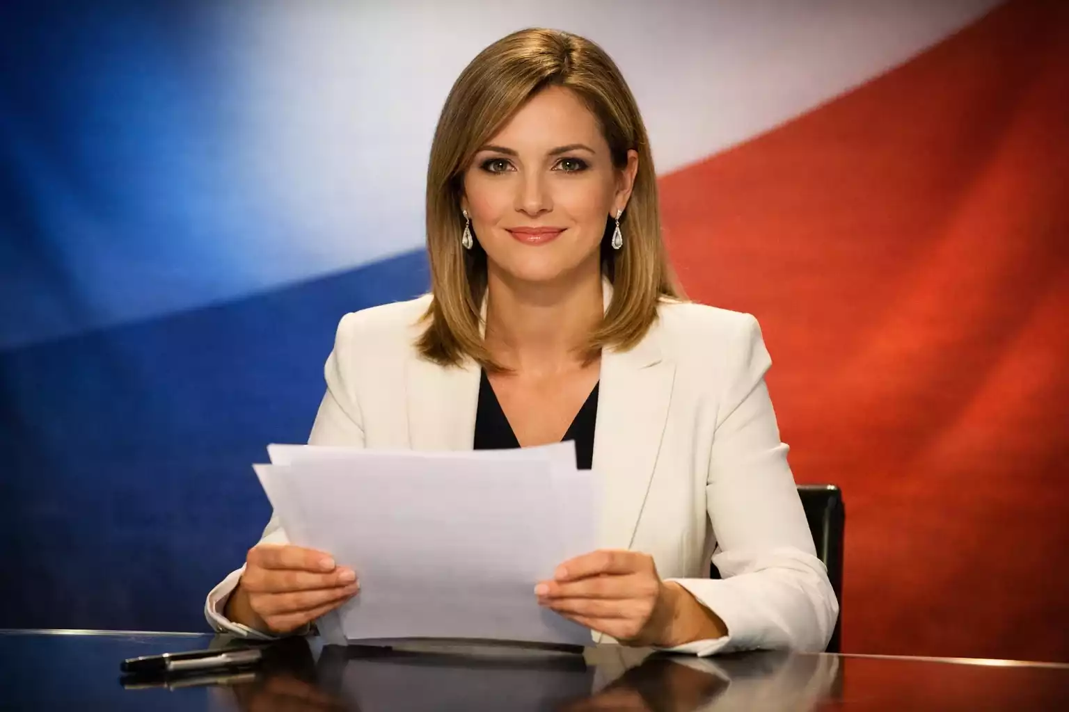 Portavoz anunciando los 12 puntos en Eurovisión