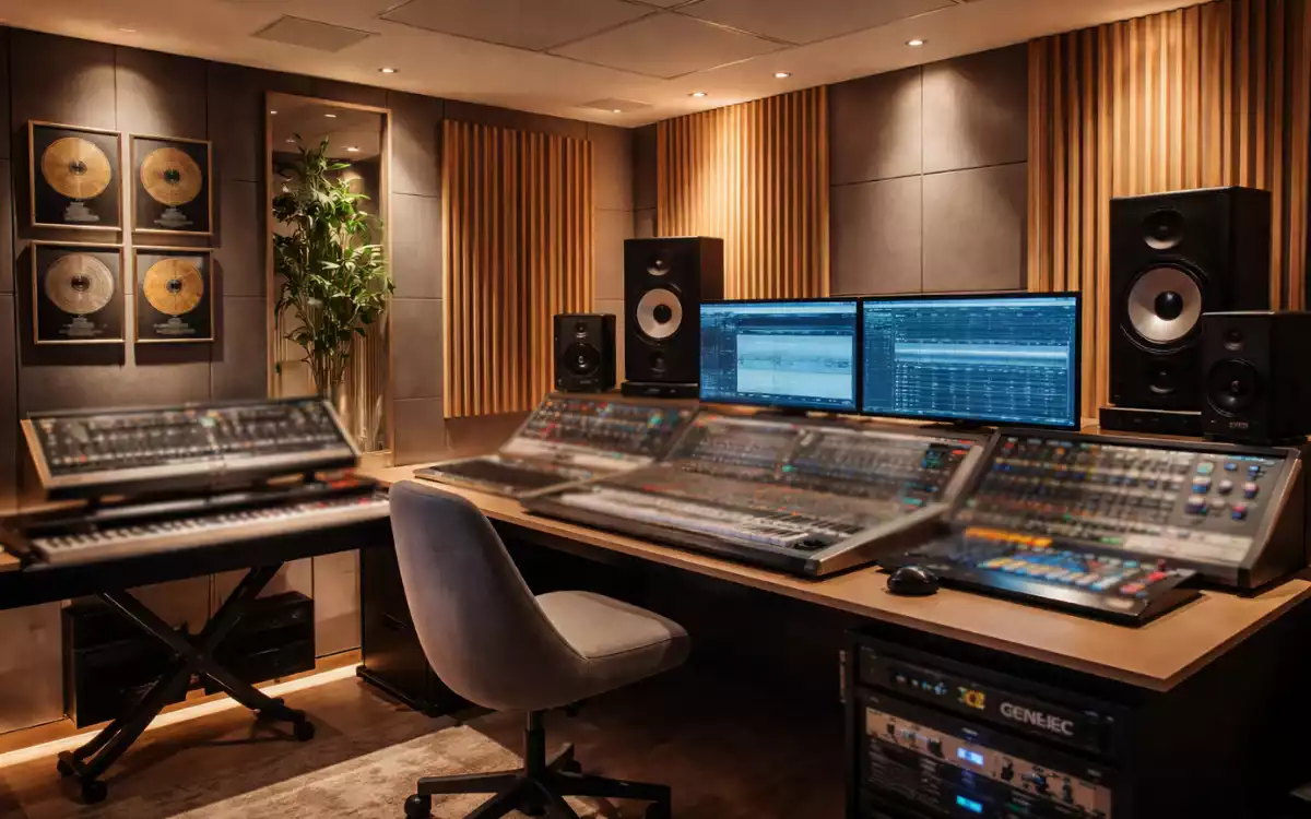 Estudio de producción musical profesional en Suecia