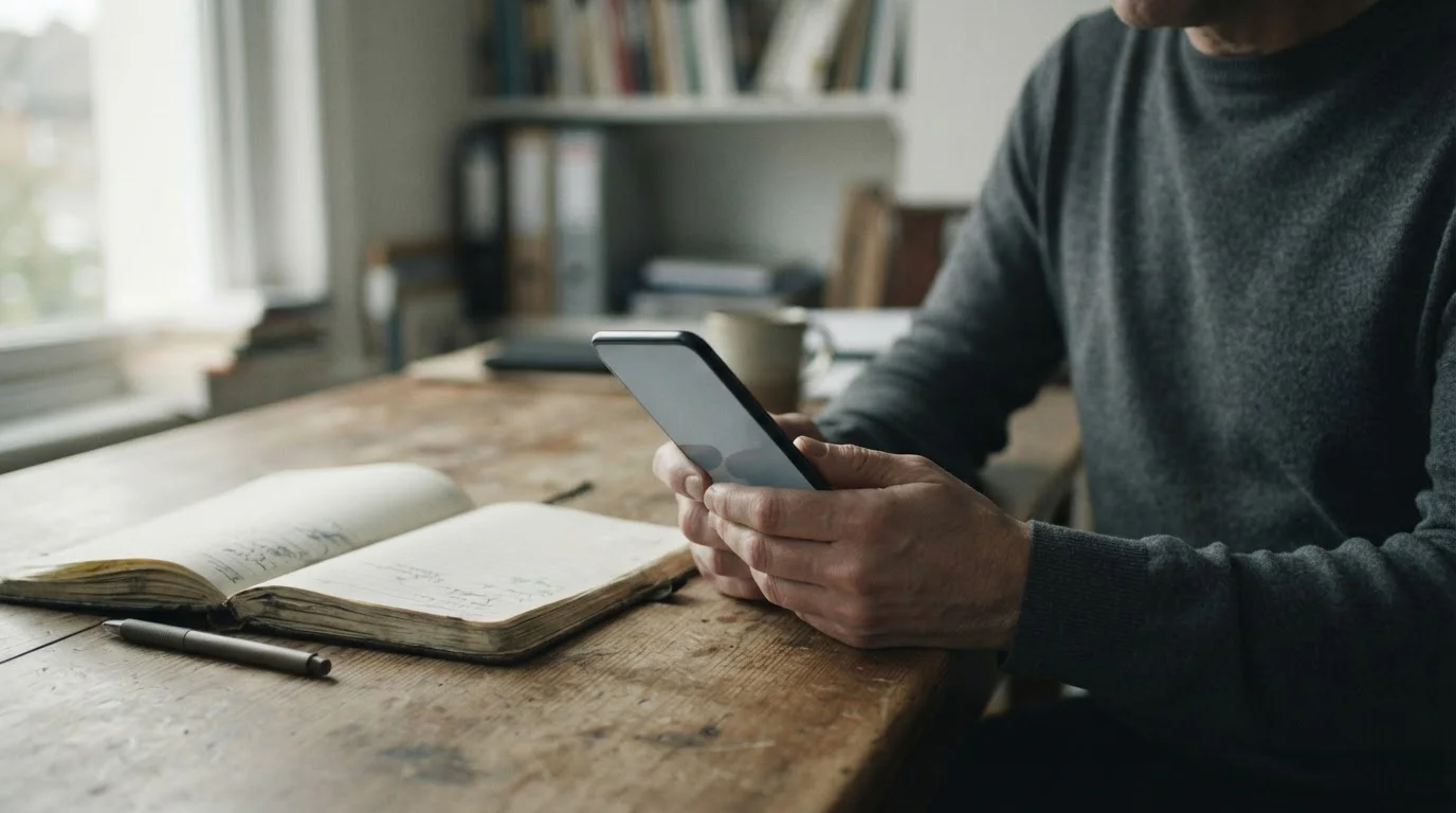 Solicitud de retirada desde un smartphone